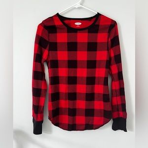 Old Navy Red Buffalo Plaid Women’s Sleepwear, Size Medium
